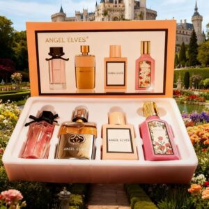 Vintage Floral Mini Bottle Gift Set 4pc